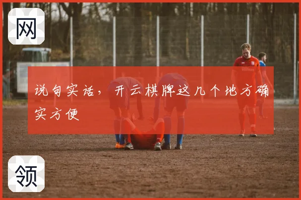 说句实话,开云棋牌这几个地方确实方便